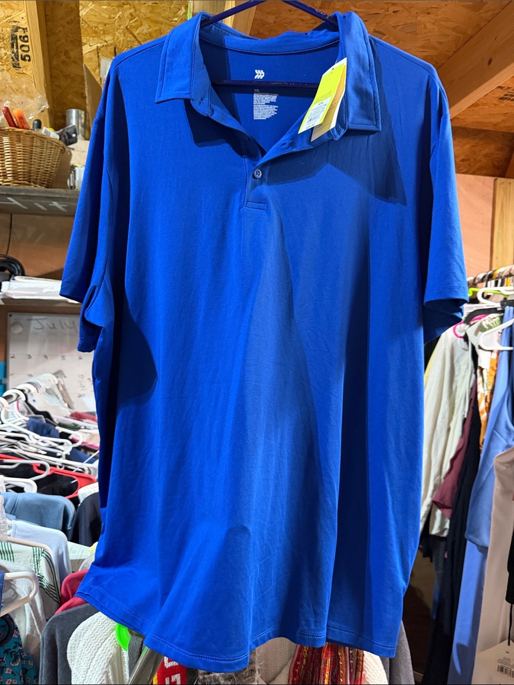 all in motion Men's Polo Shirt in Royal Blue